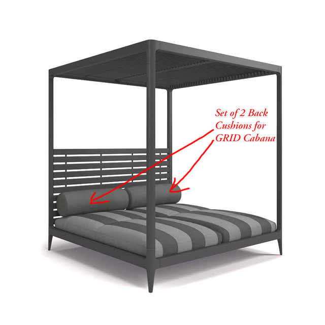 Set of 2 Back Cushions for GRID Cabana