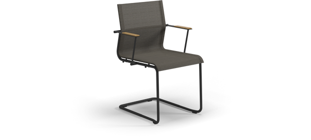 Möbelwerk Moebelwerk Gloster Sway Stacking Chair With Arms