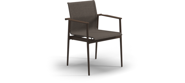 180 Stacking Chair with Aluminum Arms