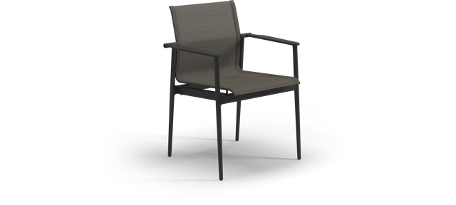 180 Stacking Chair with Aluminum Arms