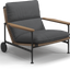 ZENITH Lounge Chair with Teak Arms